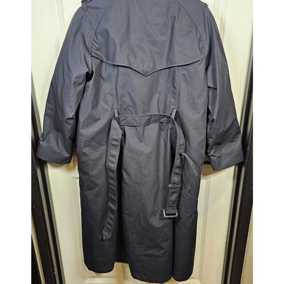 NWT USGI Womens 14S Air Force USAF Blue Coat All Weather Trench w/ Liner DSCP - Picture 3 of 4